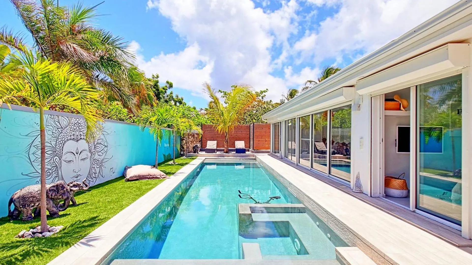 Villa De Luxe Avec Piscine Privee Et Jacuzzi A La Baie Orientale - Fr-1-734-1 Cul de Sac